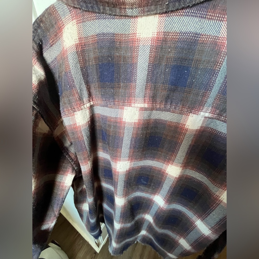 BDG Urban Outfitters Vintage Flannel Plaid Shirt - Picture 8 of 12